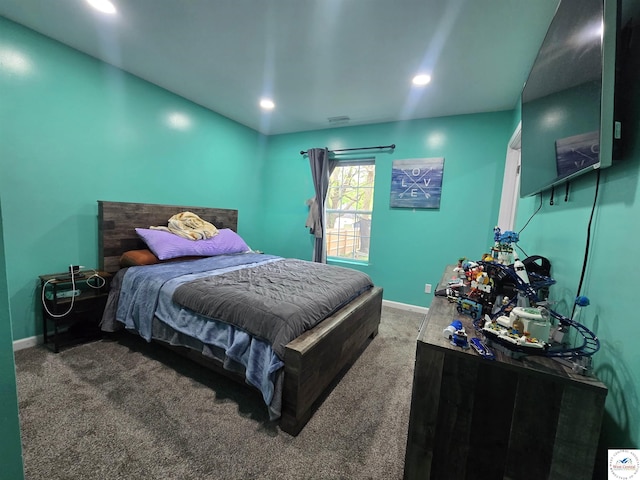 1824 S Grand Ave, Sedalia, MO 65301 - carpeted bedroom with recessed lighting