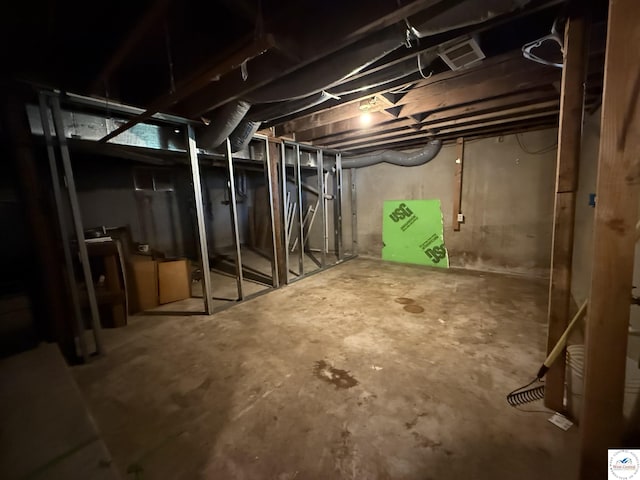 25956 S 7th Hwy, Warsaw, MO 65355 - unfinished below grade area featuring visible vents