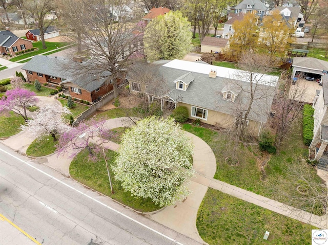 1114 W Broadway Blvd, Sedalia, MO 65301 - birds eye view of property with a residential view