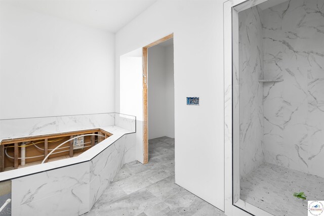 19166 Brockman Ave, Cole Camp, MO 65325 - bathroom with a marble finish shower