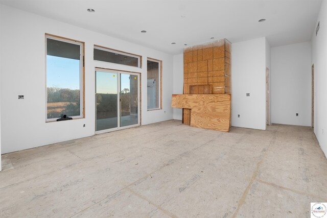 19166 Brockman Ave, Cole Camp, MO 65325 - unfurnished living room featuring visible vents