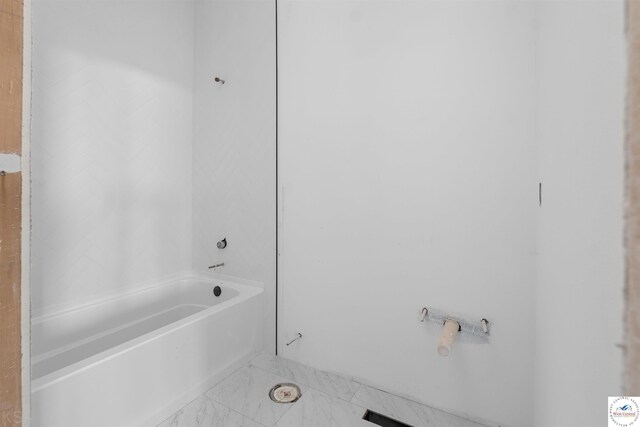 19166 Brockman Ave, Cole Camp, MO 65325 - full bath with marble finish floor and a bathtub