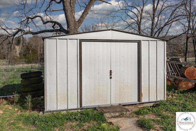 24401 Black Hawk Trl, Cole Camp, MO 65325 - view of shed