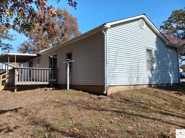 607 N Hughes St, Stover, MO 65078 - view of side of home