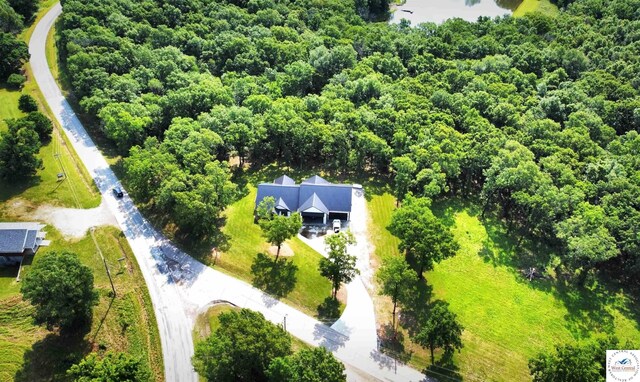 26112 Georgetown Ave, Warsaw, MO 65355 - birds eye view of property with a view of trees