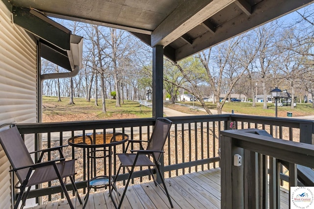 1436 Cherokee Rd, Lake Ozark, MO 65049 - view of wooden terrace