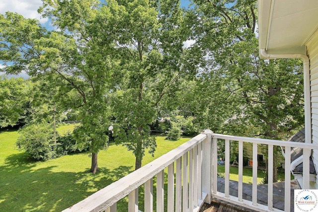 309 E Gay St, Warrensburg, MO 64093 - balcony featuring view of scattered trees