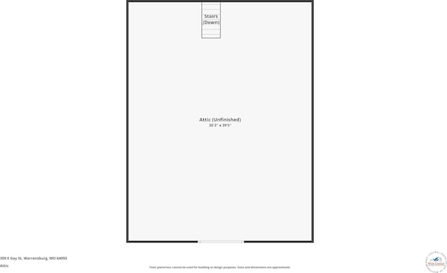 309 E Gay St, Warrensburg, MO 64093 - view of room layout