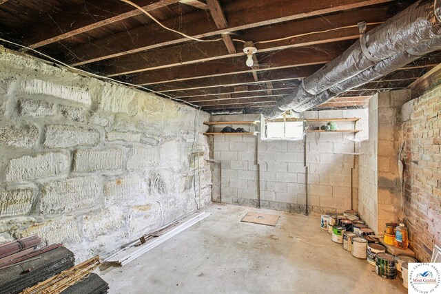 309 E Gay St, Warrensburg, MO 64093 - view of unfinished below grade area