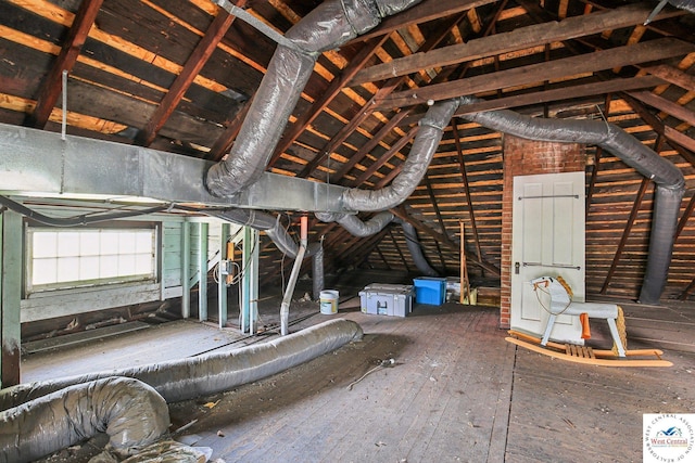 309 E Gay St, Warrensburg, MO 64093 - view of unfinished attic