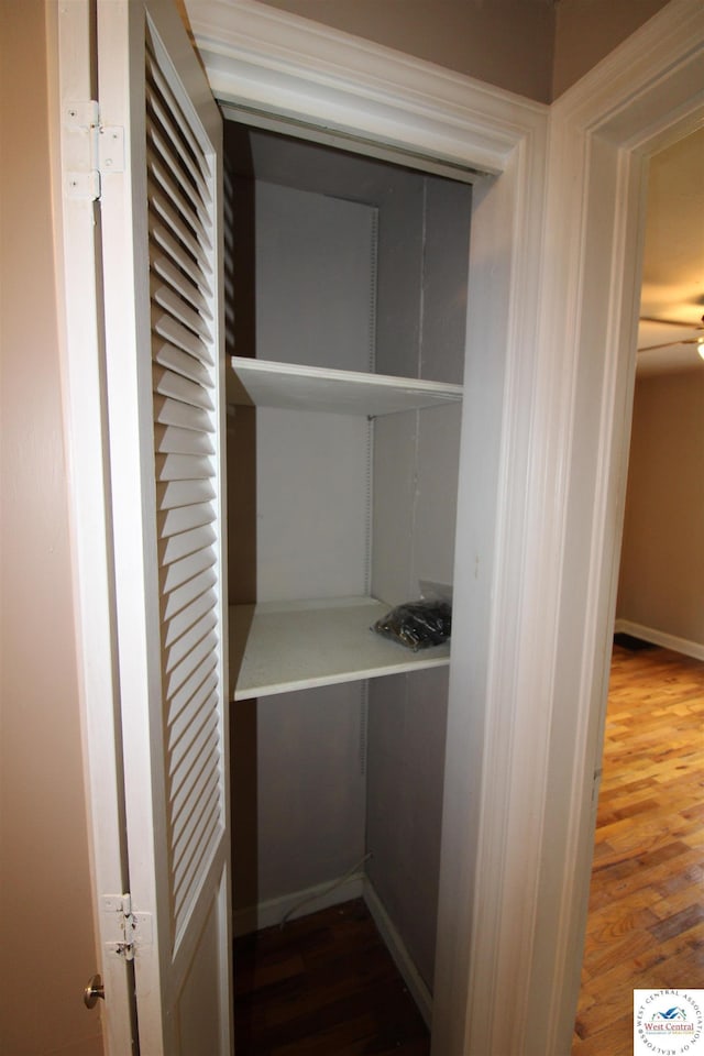 view of closet