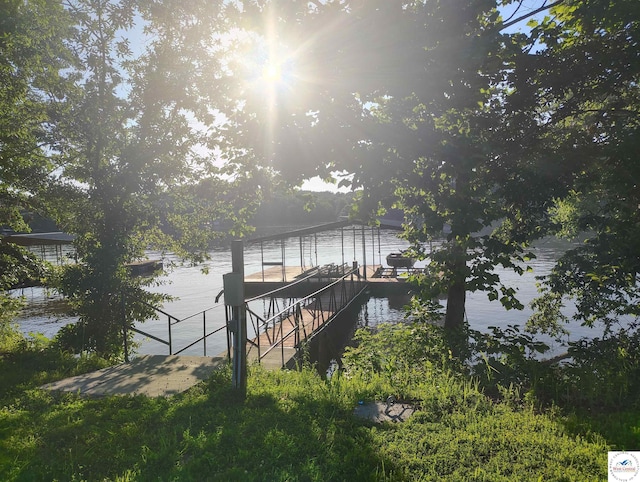 29620 Blue Grass Rd, Edwards, MO 65326 - dock area featuring a water view