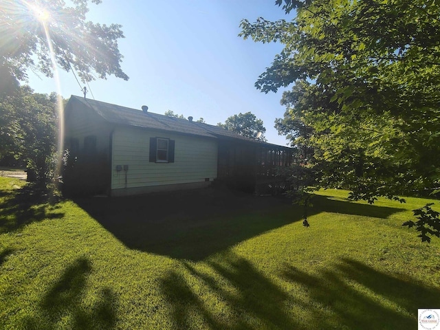 29620 Blue Grass Rd, Edwards, MO 65326 - view of side of property with a yard