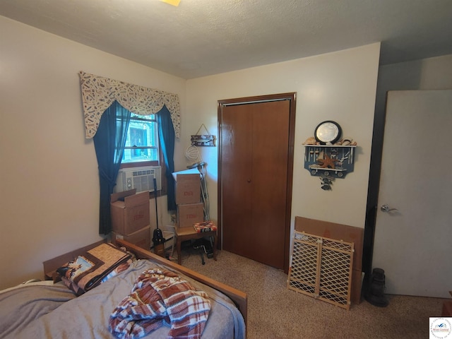 29620 Blue Grass Rd, Edwards, MO 65326 - bedroom with carpet flooring, cooling unit, and a closet