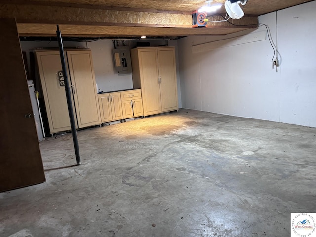 946 Red Bud Dr, Warsaw, MO 65355 - below grade area featuring electric panel