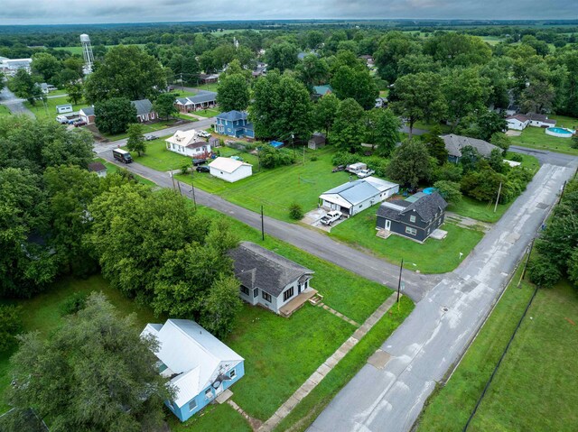 245 Randolph St, Tipton, MO 65081 - aerial view featuring a residential view