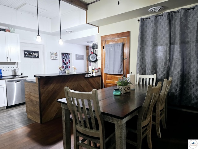 202 N Maple St, Stover, MO 65078 - dining space featuring wood finished floors