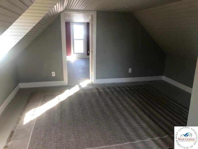 202 N Maple St, Stover, MO 65078 - additional living space featuring carpet flooring, baseboards, and lofted ceiling