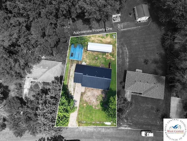2704 Rosebud Cir, Sedalia, MO 65301 - aerial overview of property's location with property parcel outlined