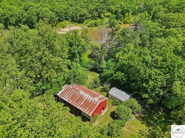 828 SE 601st Rd, Leeton, MO 64761 - bird's eye view of a heavily wooded area