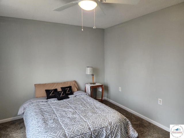 10075 Otter Rd, Clinton, MO 64735 - carpeted bedroom with baseboards and ceiling fan