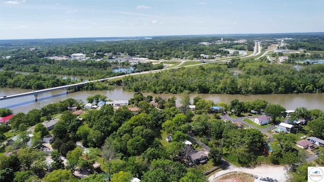 19094 Kennedy Rd, Warsaw, MO 65355 - aerial view of property and surrounding area with a large body of water, a notable bridge, and nearby suburban area