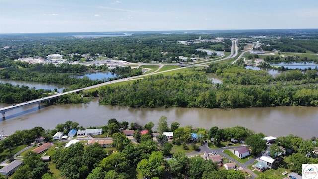 19094 Kennedy Rd, Warsaw, MO 65355 - drone / aerial view of a nearby body of water and a notable bridge