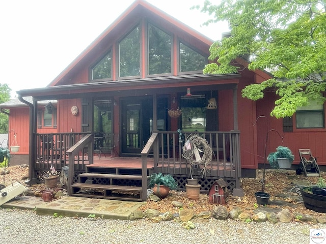 791 SE 1211th Rd, Deepwater, MO 64740 - view of front facade with covered porch