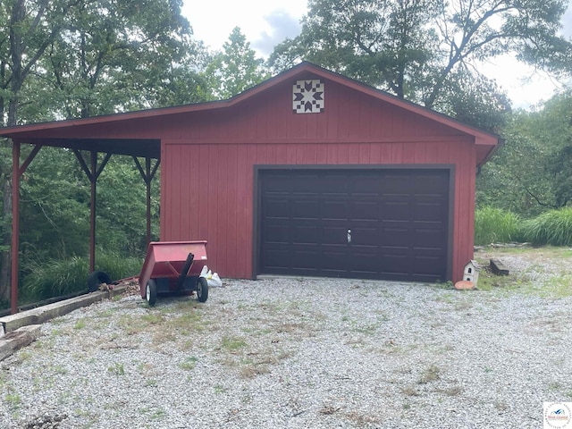 791 SE 1211th Rd, Deepwater, MO 64740 - view of detached garage