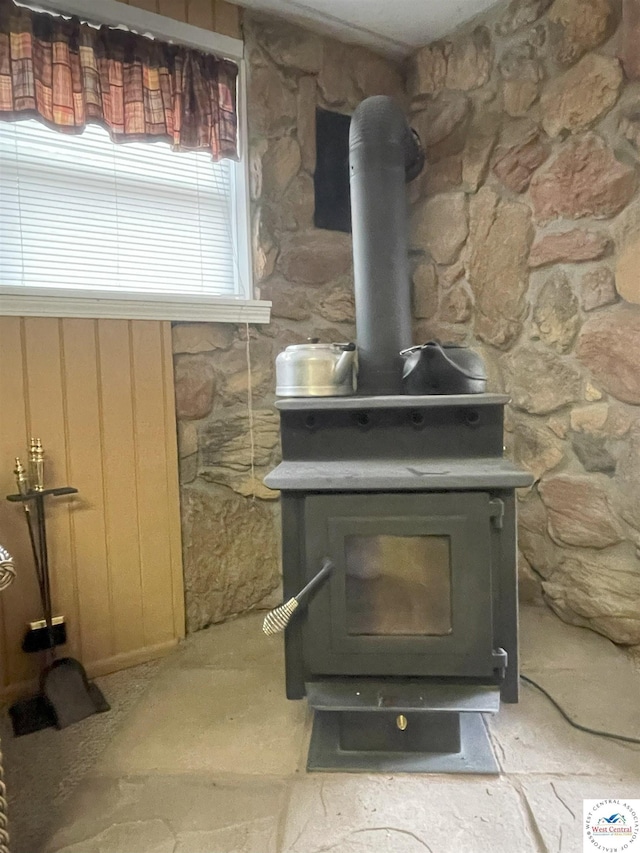 791 SE 1211th Rd, Deepwater, MO 64740 - detailed view of a wood stove