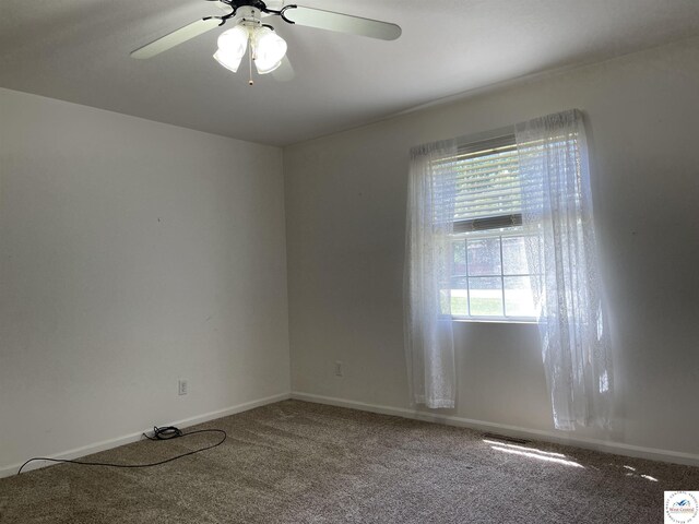 845 Ww Hwy, Osceola, MO 64776 - carpeted spare room with baseboards and ceiling fan