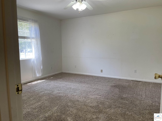 845 Ww Hwy, Osceola, MO 64776 - empty room featuring carpet flooring, ceiling fan, and baseboards