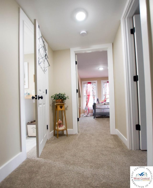 1625 W 16th St, Sedalia, MO 65301 - hall featuring carpet and baseboards
