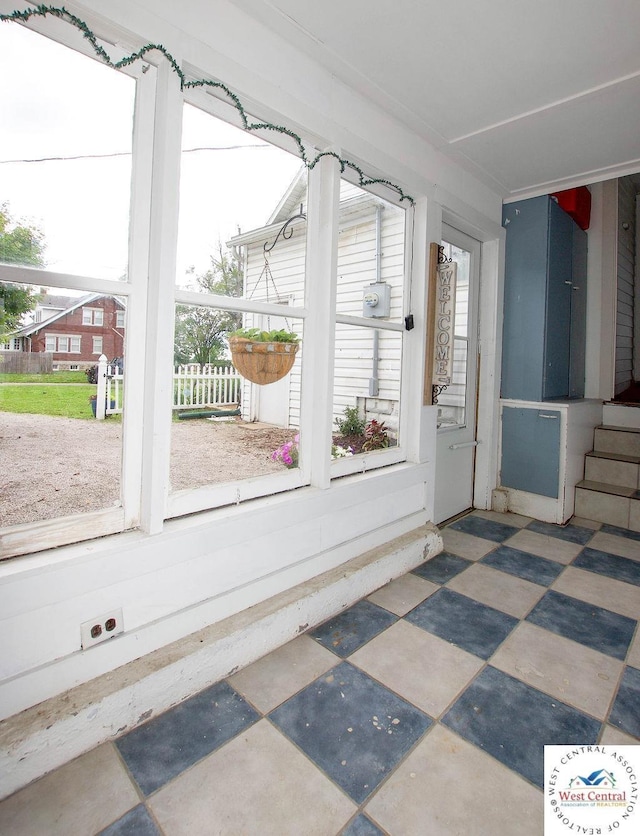 1625 W 16th St, Sedalia, MO 65301 - unfurnished sunroom with plenty of natural light