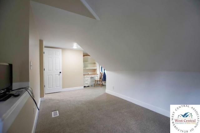 1625 W 16th St, Sedalia, MO 65301 - additional living space featuring carpet, baseboards, and an office area