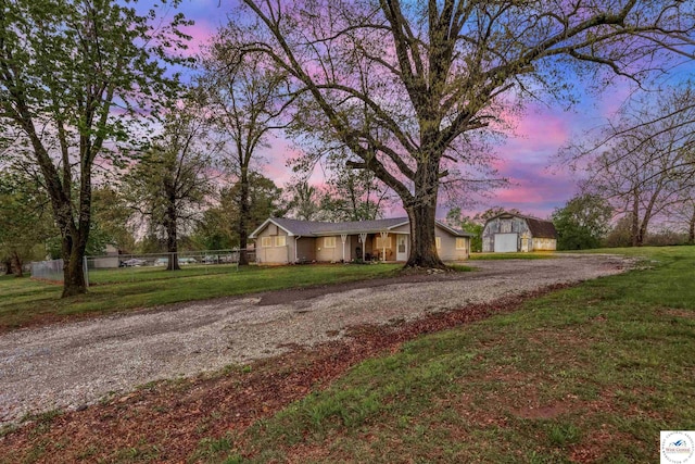 216 S County Line Rd, Windsor, MO 65360 - view of front facade with dirt driveway