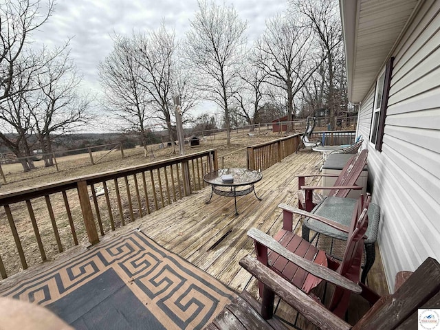34443 Peters Ave, Warsaw, MO 65355 - wooden terrace with fence