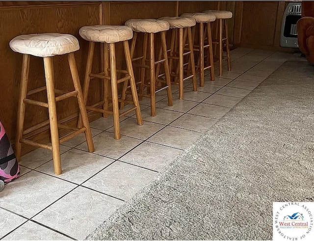 592 Woodland Dr, Climax Springs, MO 65324 - interior space featuring light tile patterned floors and heating unit
