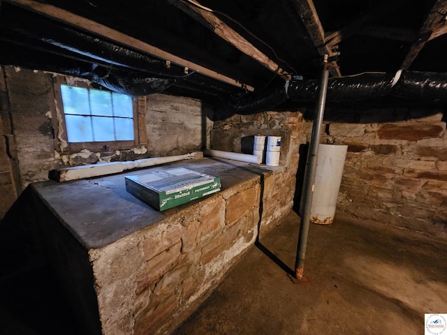 406 W Main St, Cole Camp, MO 65325 - below grade area with gas water heater