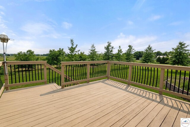 29854 Griessen Rd, Smithton, MO 65350 - wooden deck featuring a yard