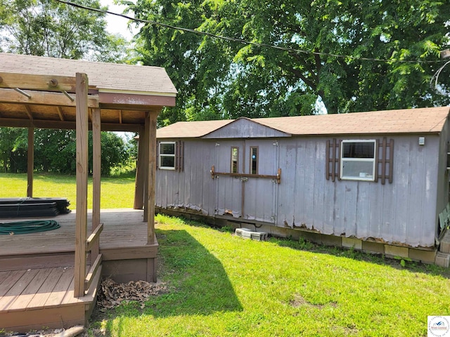 81 SE 500th Rd, Clinton, MO 64735 - view of grassy yard with a deck