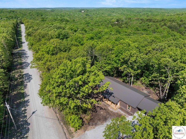 Gardiner Rd, Edwards, MO 65326 - aerial view of property and surrounding area with a heavily wooded area