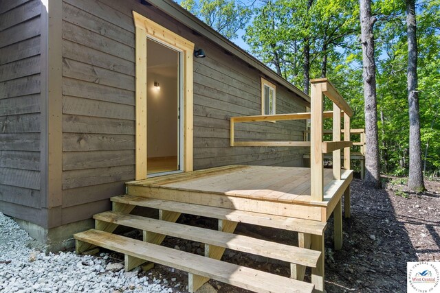 Gardiner Rd, Edwards, MO 65326 - view of wooden terrace
