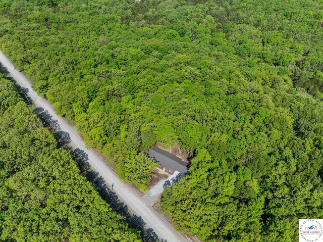 Gardiner Rd, Edwards, MO 65326 - aerial view of a heavily wooded area