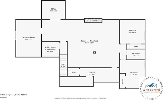 19665 Mockingbird Ln, Sedalia, MO 65301 - view of room layout