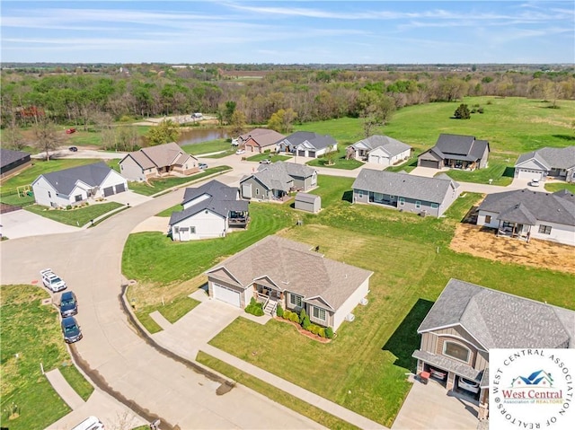 19665 Mockingbird Ln, Sedalia, MO 65301 - aerial perspective of suburban area