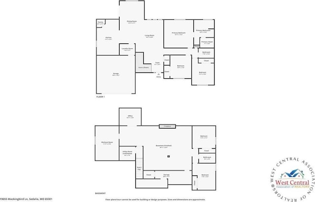 19665 Mockingbird Ln, Sedalia, MO 65301 - view of room layout