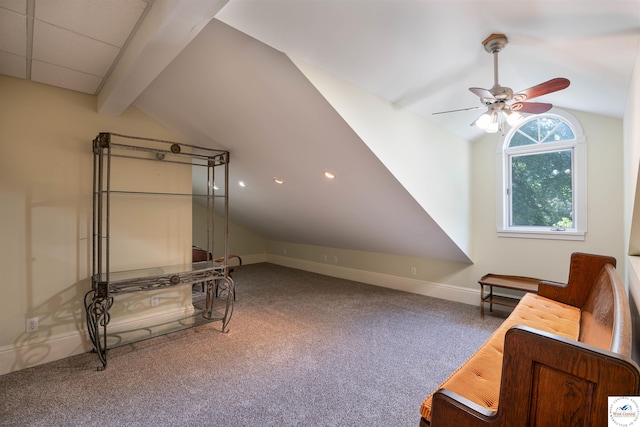 1114 W Broadway Blvd, Sedalia, MO 65301 - additional living space with carpet flooring and ceiling fan