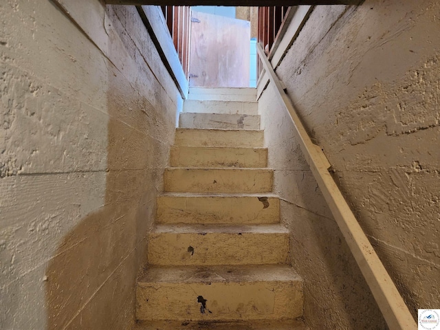 view of staircase