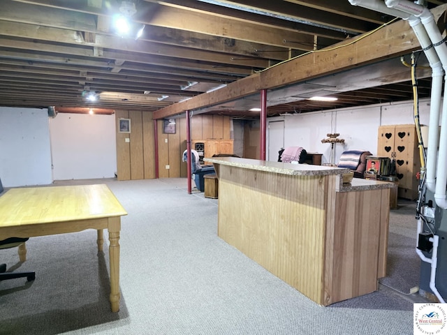 502 S Ferguson Ave, Tipton, MO 65081 - basement featuring light colored carpet
